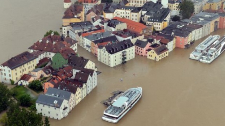 În Brandeburg, landul care înconjoară Berlinul, locuitorii priveau cu îngrijorare cum creşte nivelul apelor.