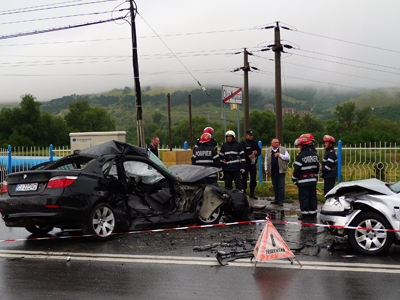 După comiterea accidentului, șoferul automobilului Land Rover a părăsit locul accidentului. 