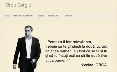 În prima sa postare, Sergiu Sîrbu salută vizitatorii.