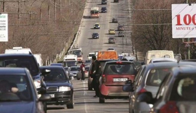 Strada Alecu Russo este una din cele mai aglomerate din capitală. Foto: trm.md