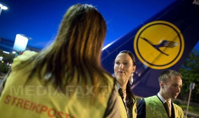 Personalul navigant al Lufthansa intră în grevă şi la aeroportul din Munchen (Imagine: Mediafax Foto/ AFP)
