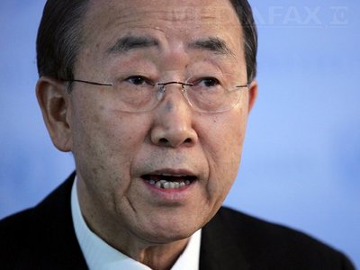Ban Ki-moon (Imagine: AFP/ Mediafax Foto)