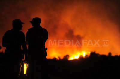 Peste 2.000 de persoane au fost evacuate în Spania din cauza unui incendiu (Imagine: Mediafax Foto/AFP)
