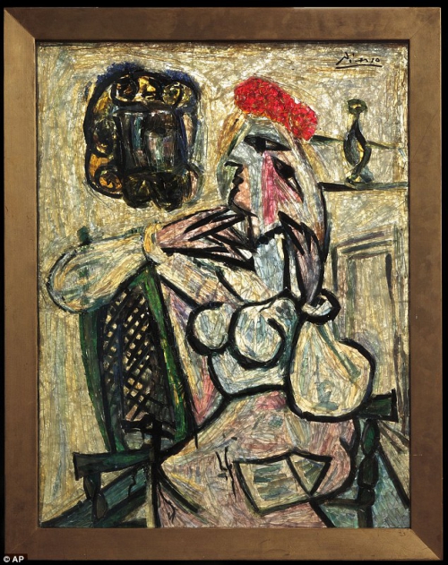 "Femeia cu pălărie a lui Pablo Picasso" a fost descoperită în depozitul unui muzeu din Indiana.