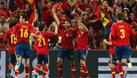 În finală, Spania va juca cu învingătoarea meciului dintre Germania și Italia, care se va disputa astăzi de la ora 21:45.