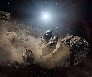 Ученые NASA признали астероид 1999 RQ36 самым потенциально опасным небесным телом. Фото: nasa.gov