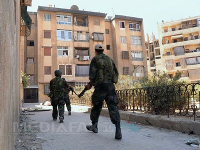 Rebelii din cadrul Armatei Siriene Libere vor înceta focul dacă armata începe armistiţiul (Imagine: Mediafax Foto/AFP)