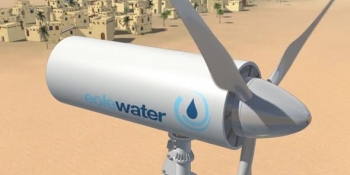 Eole Water și poate produce 1.000 litri de apă potabilă pe zi, prin colectarea și filtrarea umezelii din aer, relatează Business Insider.