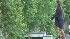 I-am filmat venind la birou după ora 08.00 şi puţini dintre ei au încercat să explice de ce nu au respectat ora de începere a programului.