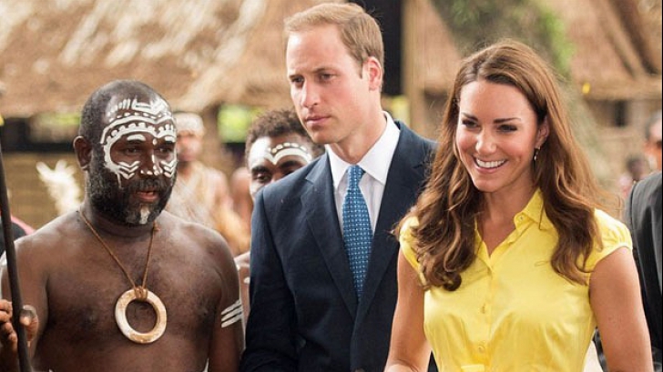 Cu câteva luni înainte de naşterea primului lor copil prinţul William şi soţia sa au plecat în vacanţă.