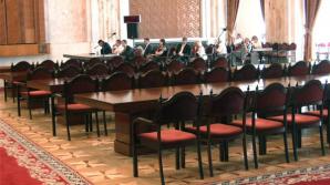 Preşedintele Parlamentului, Marian Lupu a anunţat o pauză de 30 de minute