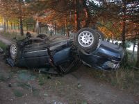 Potrivit Poliției Rutiere, șoferul se afla la volanul mașinii de model Audi 100 și se deplasa cu exces de viteză