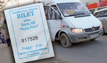 Șoferii microbuzelor de pe ruta nr. №136 au stabilit taxa de călătorie la nivelul de 4 lei, adică cu un leu mai mult comparativ cu actualul tarif oficial.