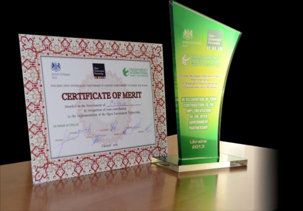  Guvernul Republicii Moldova a primit un premiu de excelență pentru promovarea Guvernării Deschise.