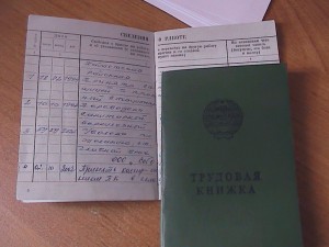 Инспектор исправила запись в Трудовой книжке. Фото: taishetcom.do.am