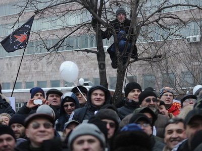 STUDIU: Ruşii cred tot mai mult într-o schimbare de regim prin presiunea străzii (Imagine: Mediafax Foto/AFP)