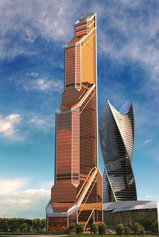  Turnul Mercury City a devenit de curând cea mai înaltă clădire din Europa, depăşind construcţia londoneză Shard.