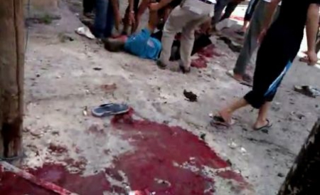 Insurgenţii au furat mai multe tancuri în localitatea Anadan, situată la nord-vest de Alep, pe 30 iulie.