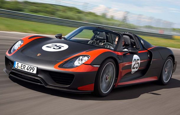 918exemplare ale supercarului 918 Spyder va produce Porsche în circa trei ani.650.000de euro va fi preţul de pornire a modelului german.