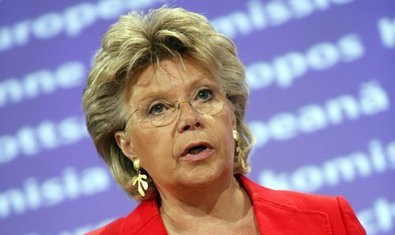 Viviane Reding (Imagine: Mediafax Foto/AFP)