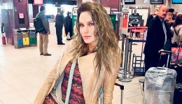  Prezentă la o petrecere privată, Anna Lesko (34 de ani) i-a dat gata pe libanezi cu show-ul său.