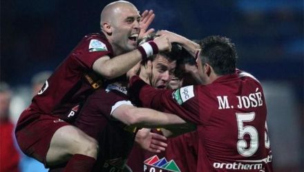 În partida tur, jucată în Elveția, românii s-au impus cu 2-1, astfel că un egal duce formația din Ardeal în elita fotbalului european.