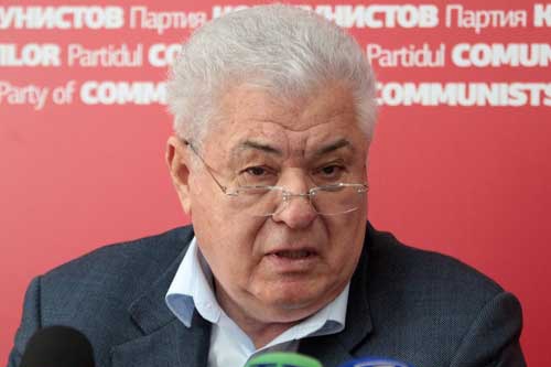 Лидер партии коммунистов Владимир Воронин.