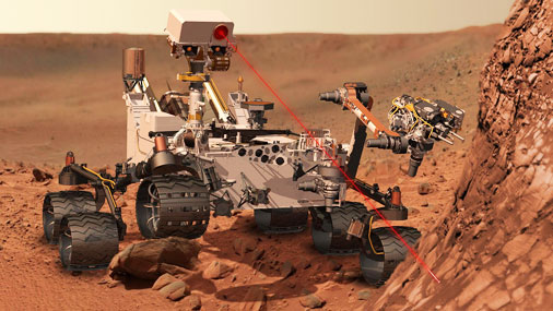 Curiosity приступил к первому в истории бурению на другой планете.