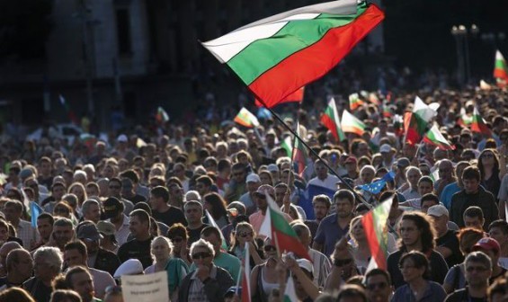 Aнтиправительственные митинги проходят в Болгарии уже около месяца. 