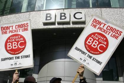 Журналисты британской вещательной корпорации BBC планируют провести забастовку.