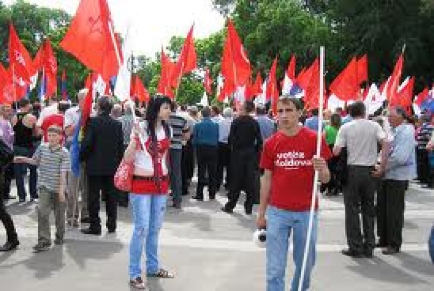 Organizatorii vor anunţa mai târziu despre locul şi ora începerii protestului comunist din Bălţi