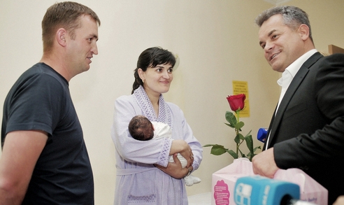  Влад Плахотнюк заявил, что Международный день семьи – это хороший повод вспомнить о проблемах основной ячейки общества. Фото: pdm.md