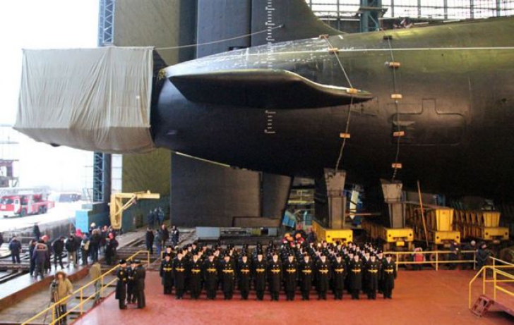Rusia va testa un nou submarin strategic cu propulsie nucleară din clasa Borei.