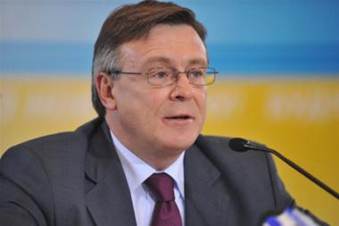 Действующий председатель ОБСЕ, министр иностранных дел Украины Леонид Кожара.