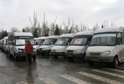 Водители микроавтобусов в городе Оргееве не вышли сегодня на маршруты.