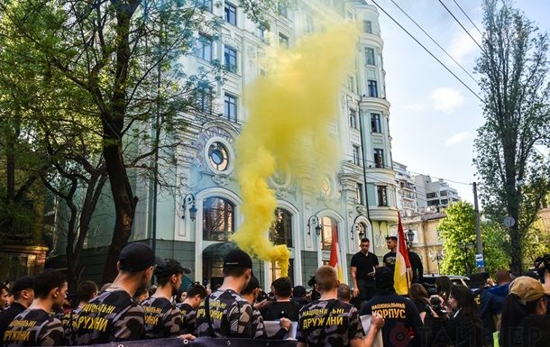 Националисты прошлись маршем по Одессе.