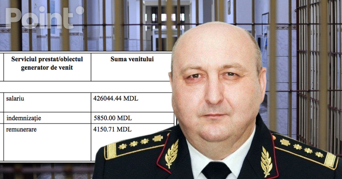 Новый глава Администрации пенитенциарных учреждений указал более 830 тысяч леев дохода за год.