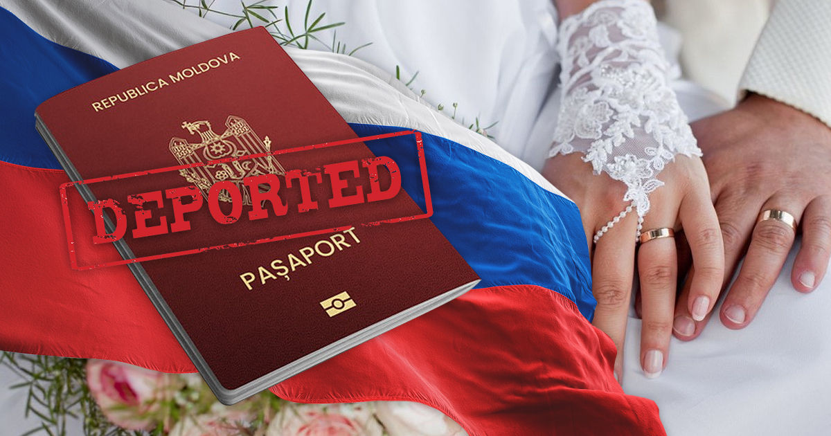 Молдаванина депортируют из России: приехал на свадьбу брата и задержался. Коллаж: Point.md