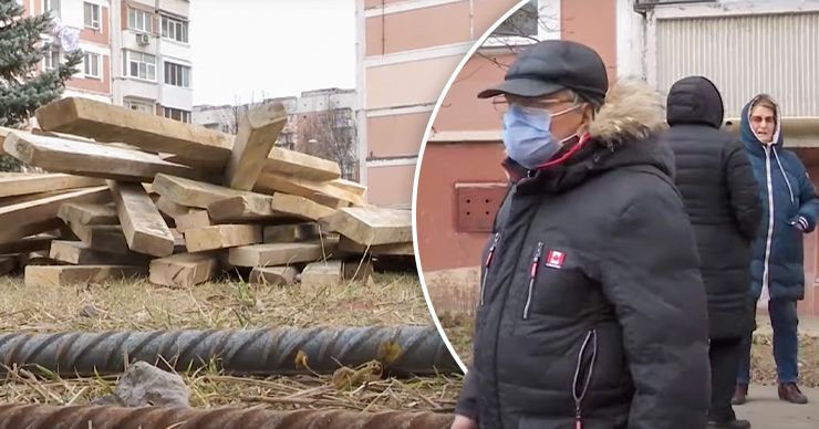 На Буюканах жильцы дома протестуют против строительства ресторана.