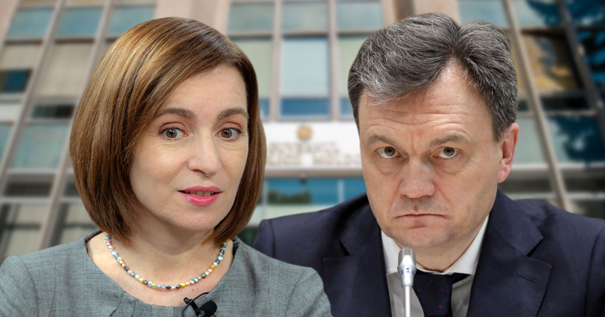 Санду о Речане: Смена премьера обусловлена угрозами в сфере безопасности. Коллаж: Point.md