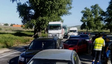 В Криулянском районе один человек пострадал в цепном ДТП.