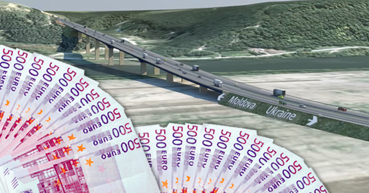 Украина построит мост через Днестр в Молдову стоимостью €102 миллиона.