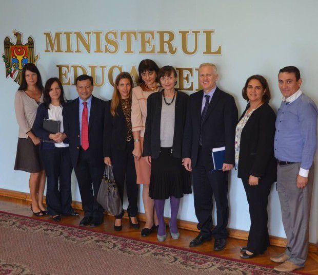 În perioada 21-25 septembrie 2015, Misiunea Băncii Mondiale efectuează o vizită de lucru la Ministerul Educației. Foto: diez.md