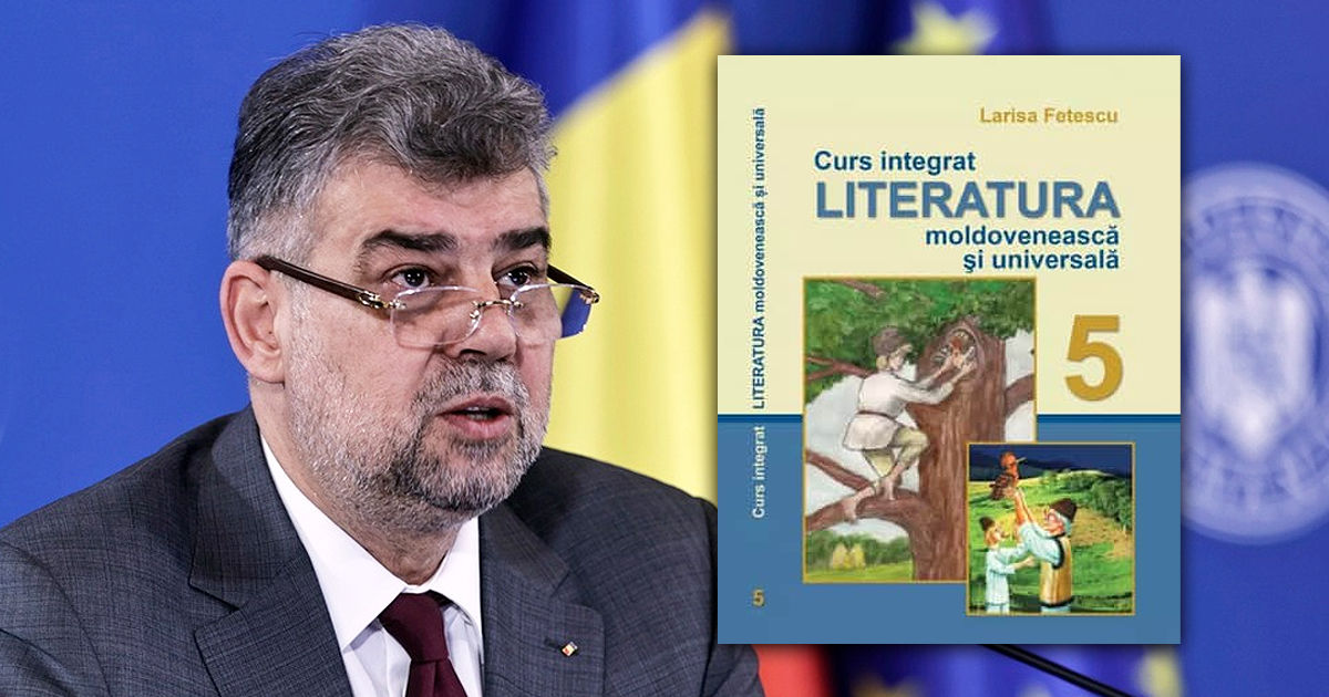 Премьер Румынии раздражен печатью в Украине учебников по "молдавскому языку". Коллаж: Point.md