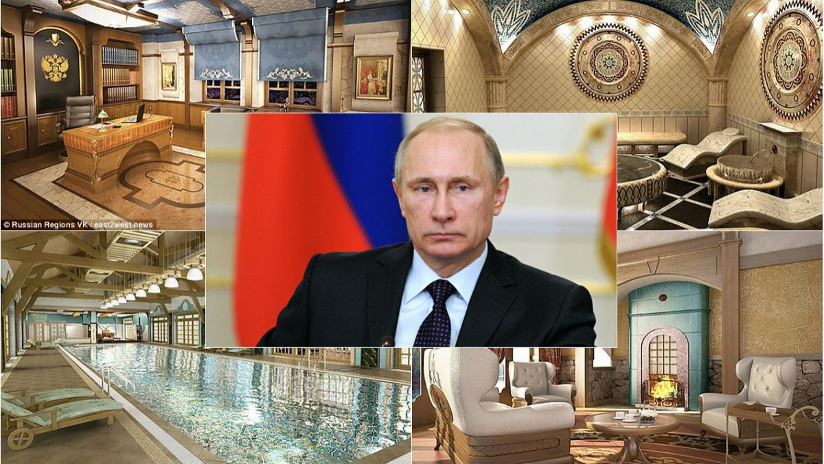 Noua casă de vacanţă a lui Putin: Faianţă cu inserţii de aur şi radar împotriva spionilor. Foto: agora.md