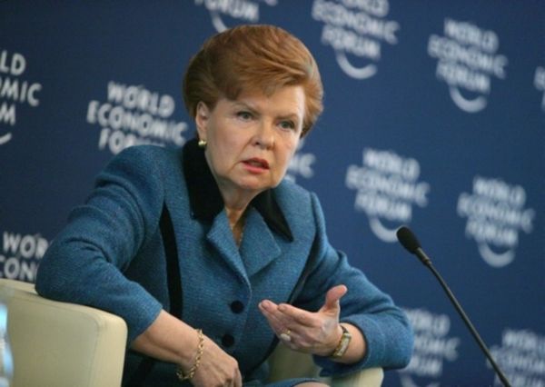 Vaira Vike-Freiberga, ex-președintele letonian. 