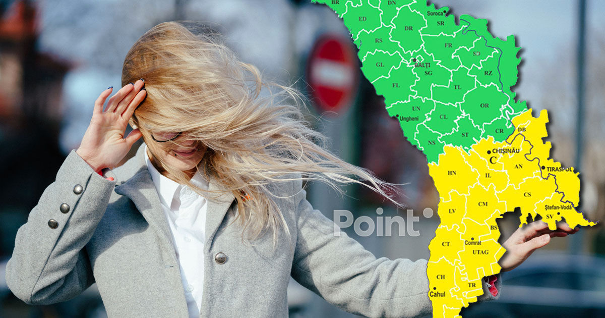 Avertizare meteo: Cod Galben de intensificări ale vântului.