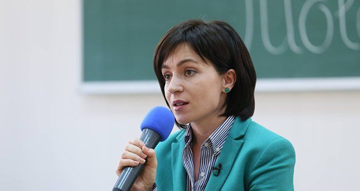 Проигравший кандидат на пост президента Майя Санду.