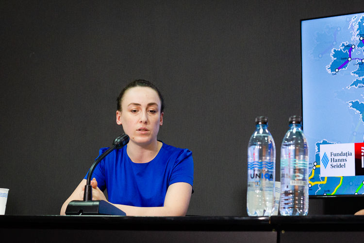 Депутат фракции ПДС Алина Дандара.