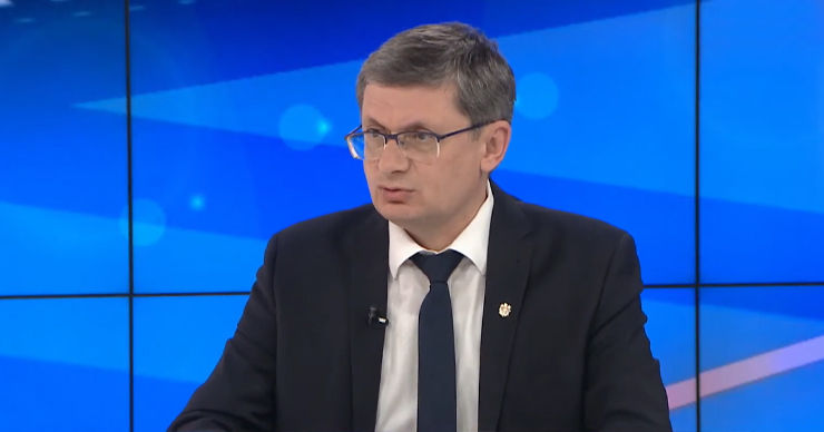 Председатель парламента Игорь Гросу. 